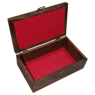 Wooden Box for Gift Giving with Persian Inspired Pattern Tiles
