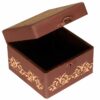 Wooden Box for Gift Giving with Persian Inspired Pattern Poem
