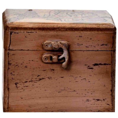 Wooden Box for Gift Giving with Persian Inspired Pattern Sama