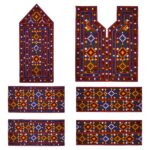 Handmade Balochi Embroidered Dress Panel - Model Flower