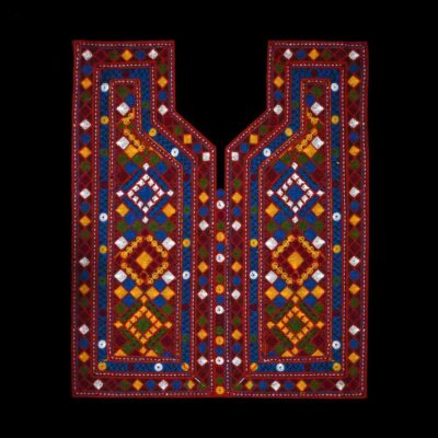 Handmade Balochi Embroidered Dress Panel – Model Flower