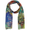 Persian Print Shawl for Women Artistic Calligraphy Poetry