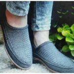 Giveh Shoes - Persian Handcrafted Breathable Footwear Gray Klash Model