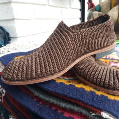 Giveh Shoes – Persian Handcrafted Breathable Footwear Brown Model