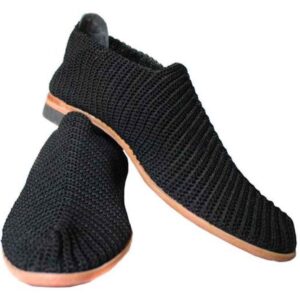 Giveh Shoes – Persian Handcrafted Breathable Footwear Black Klash Model