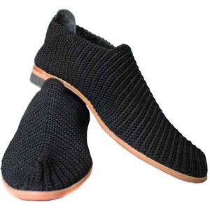 Giveh Shoes Handcrafted Breathable Persian Footwear Black Klash