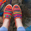 Giveh Shoes - Persian Handcrafted Breathable Footwear Orange Model