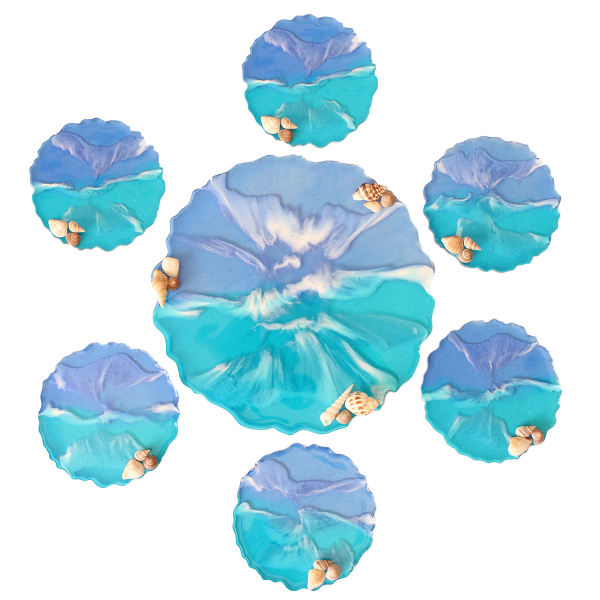Resin Haft-sin Set for Nowruz Persian New Year Darya