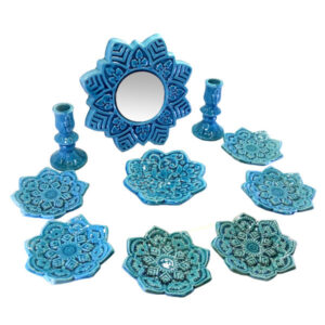 Pottery Haft-sin Set for Nowruz Persian New Year Star