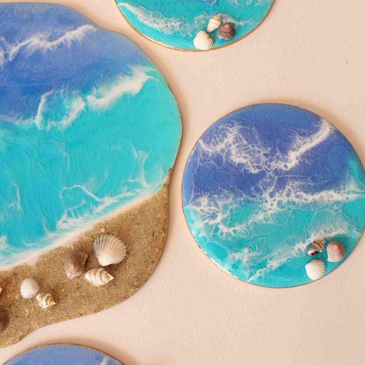 Resin Haft-sin Set for Nowruz Persian New Year Sea