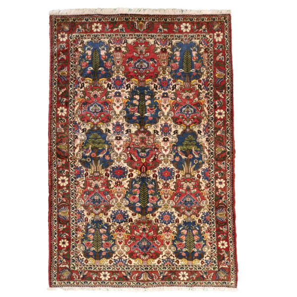Persian Carpet Hand-Knotted Model Garden