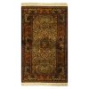 Iranain Silk Carpet Hand-Knotted Model Jangal