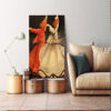 Persian Wooden Poster Print - Sama Dancers Wall Art