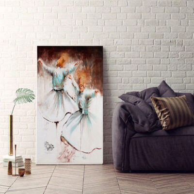 Persian Wooden Poster Print – Raghse Sama Wall Art