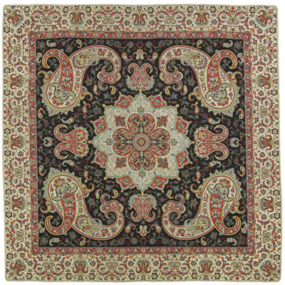 Termeh Tablecloth Luxurious with Persian Paisley Pattern Diamond