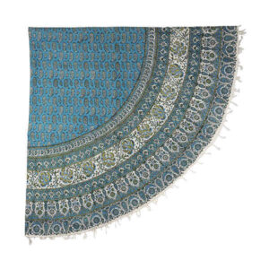 Persian Tablecloth Block Print Ghalamkari - Round