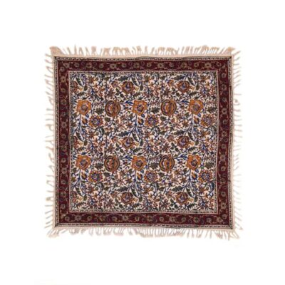 Persian Tablecloth: Isfahan’s Traditional Kalamkari Block Print Qajar