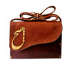 Luxurious Handcrafted Leather Crossbody Bag - Persian Hich Design