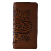 Persian Leather Long Wallet with Hich Design