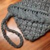 Macrame Clutch Handbag in Boho Style - Model Goshe