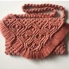Macrame Clutch Handbag in Boho Style - Model Gandom