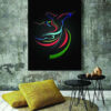 Persian Wooden Poster Print - Sama Dance Wall Art