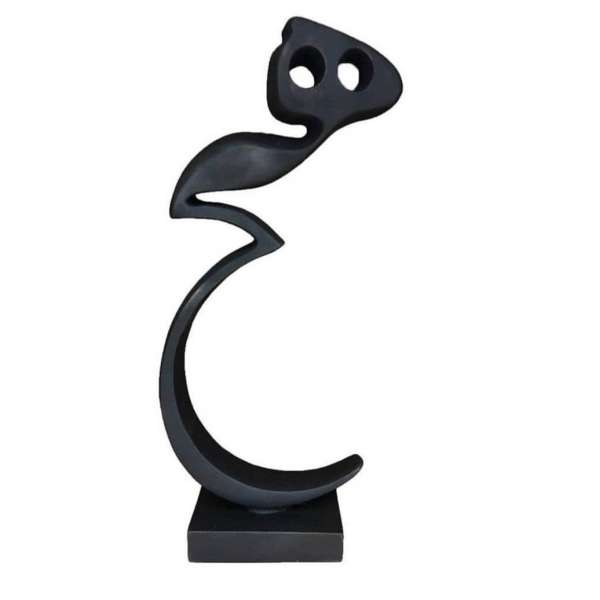 Persian Hich Calligraphy Figurine with Wooden Base G325