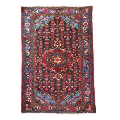 Persian Carpet Hand-Knotted with Toranj & Medallion Design