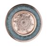 Iranian Turquoise Inlay Copper Plate Model Hasti