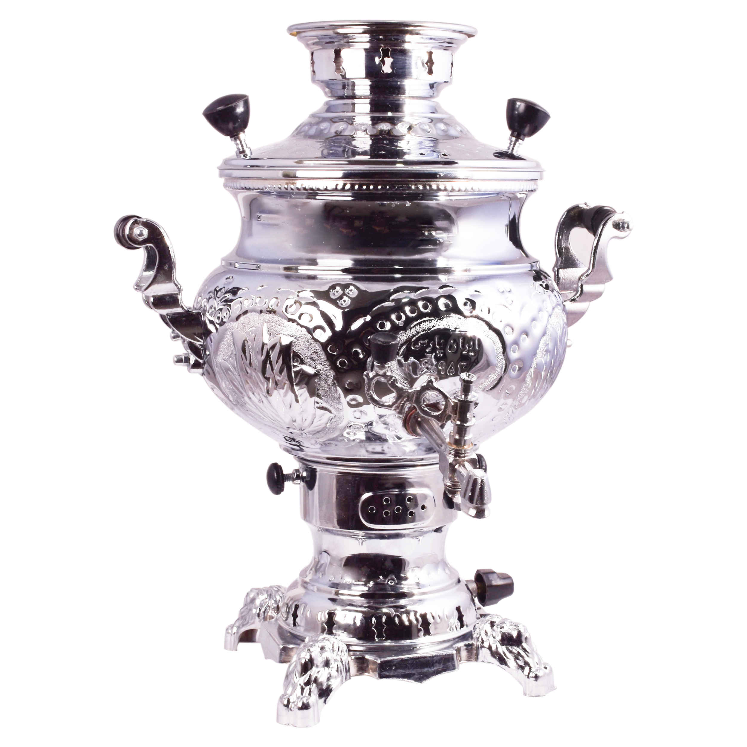 Persian Gas Samovar Traditional Design Tea Maker Smooth Finish 4.5-Liter