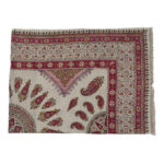 Persian Tablecloth: Isfahan's Traditional Kalamkari Block Print Sun