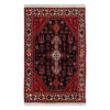 Persian Wool Carpet Hand-Knotted in Isfahan with Tribal Toranj design