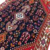 Persian Wool Carpet Hand-Knotted in Isfahan with Tribal Toranj design