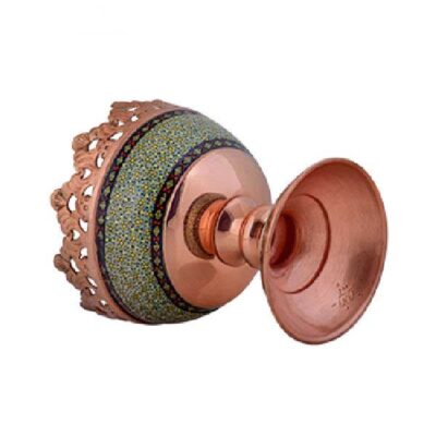Decorative Nuts Bowl Persian Artisan-Crafted Khatamkari Khorshid