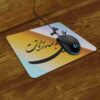 Desk Mouse Pad Artisanal Persian Calligraphy Pattern Poem