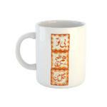 Persian Ceramic Coffee Mug – Calligraphy Saadi Poem