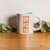 Persian Ceramic Coffee Mug - Calligraphy Saadi Poem