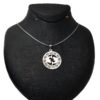 Persian Silver Necklaces Artistic Esfand Symbol