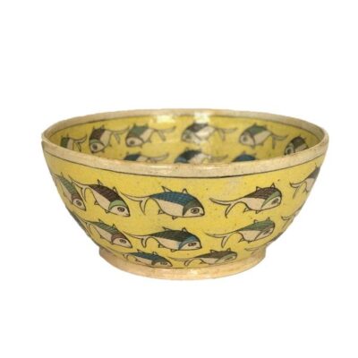 Handmade Decorative Pottery Bowl Model Fish