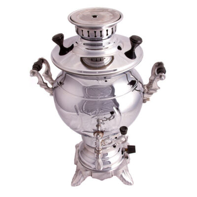 Persian Gas Samovar Traditional Design Tea Maker Smooth Finish 6-Liter