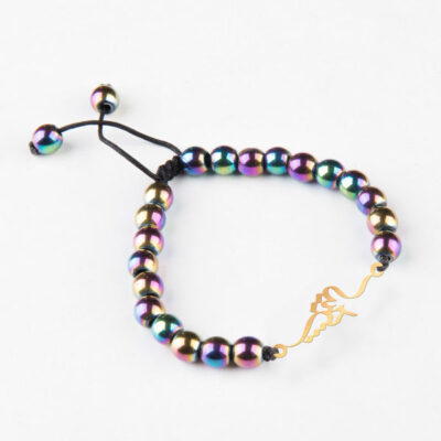 Persian Beaded Silver Bracelet for Women – Shahrzad Design