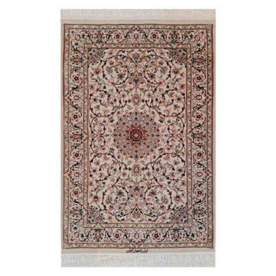 Persian Carpet Hand-Knotted in Isfahan Model Abtin