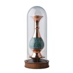 Handcrafted Decorative Persian Inlaid Turquoise Copper Vase Yas