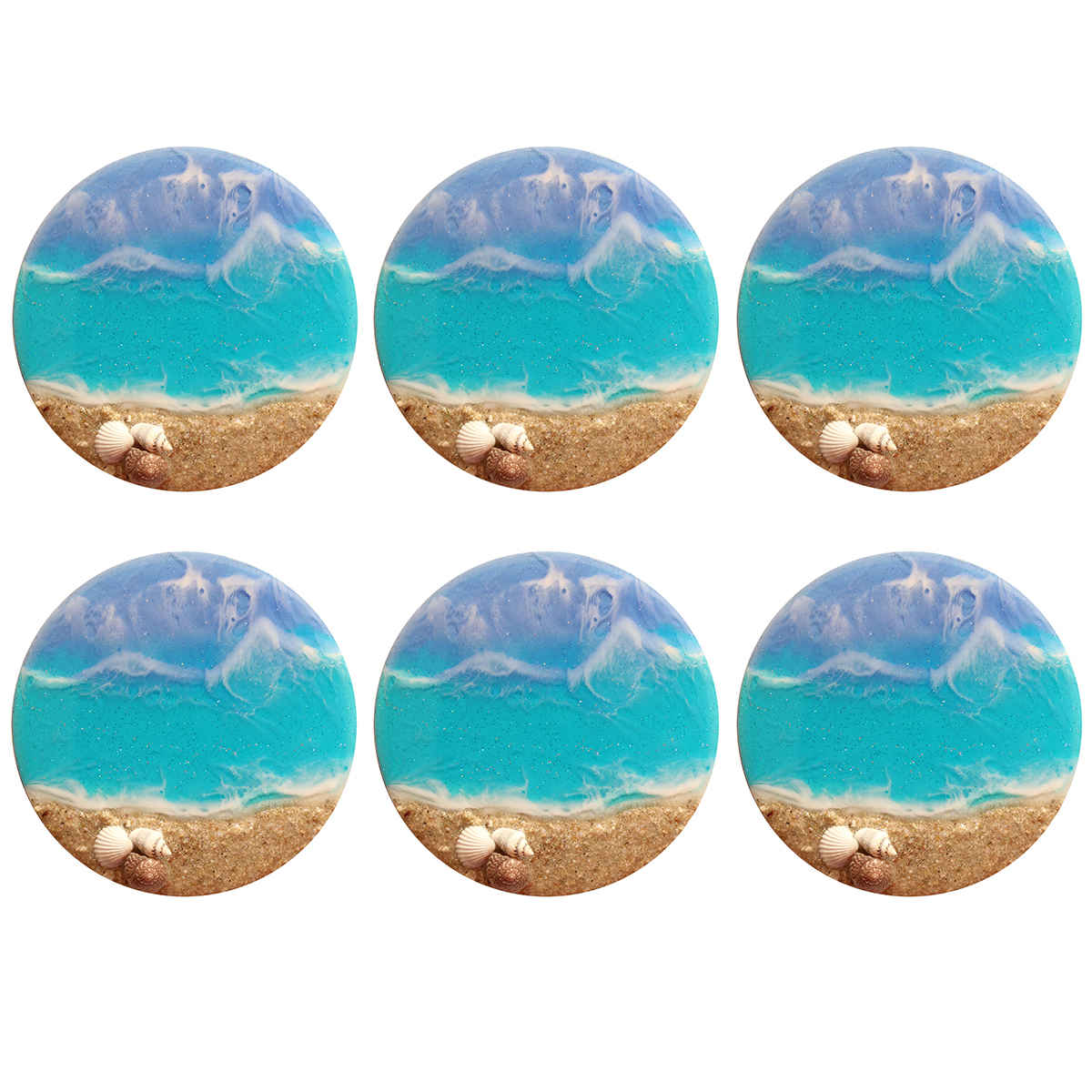 Resin Haft-sin Set for Nowruz Persian New Year Beach
