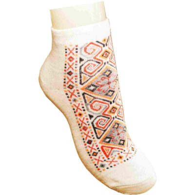 Liner Socks for Women with Persian Inspired Pattern Sonati
