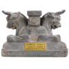 Historical Griffin: Achaemenid Horned Lion Head Column Figurine