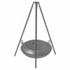 Cauldron Campfire Cooking Tripod with Pan – Durable and Versatile