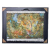 Hand-Knotted Persian Wall Hanging Rug from Tabriz Depicting Cycle of life Miniature