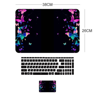 Laptop & Keyboard Stickers Model Butterfly