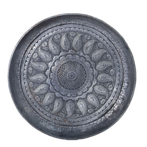 Persian Ghalamzani Copper Tray Model Termeh